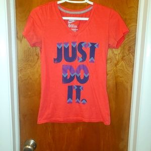 Girl's Nike "Just Do It" Short Sleeve Top